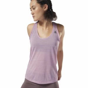 Reebok Workout Ready ACTIVChill Muskelshirt Damen - HellLila - DE 125-JPD